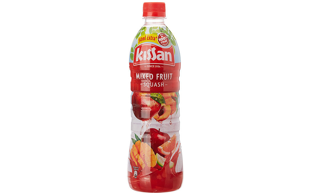 Kissan Mixed Fruit Squash    Plastic Bottle  750 millilitre